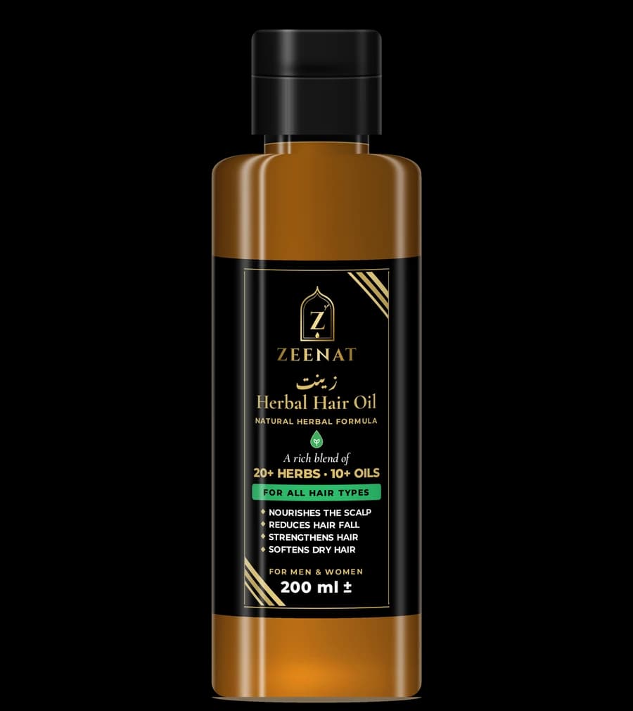 Zeenat Herbal Hair Oil 200 ml bottle